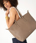ABBI Vegan Tote Bag - Grain | Color: Rosemary - variant::rosemary