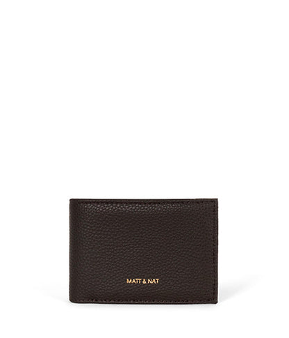 DIM Men's Vegan Folded Wallet - Grain | Color: Fudge - variant::fudge