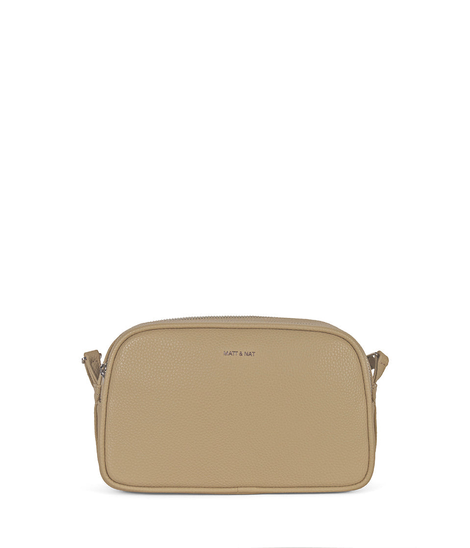 PAIR Vegan Crossbody Bag - Grain | Color: Almond - variant::almond