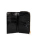 TIBET Folded Vegan Wallet - Groove | Color: Black - variant::black