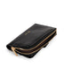 TIBET Folded Vegan Wallet - Groove | Color: Black - variant::black