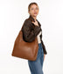 VERMONT Vegan Hobo Bag - Theme | Color: Rust - variant::rust
