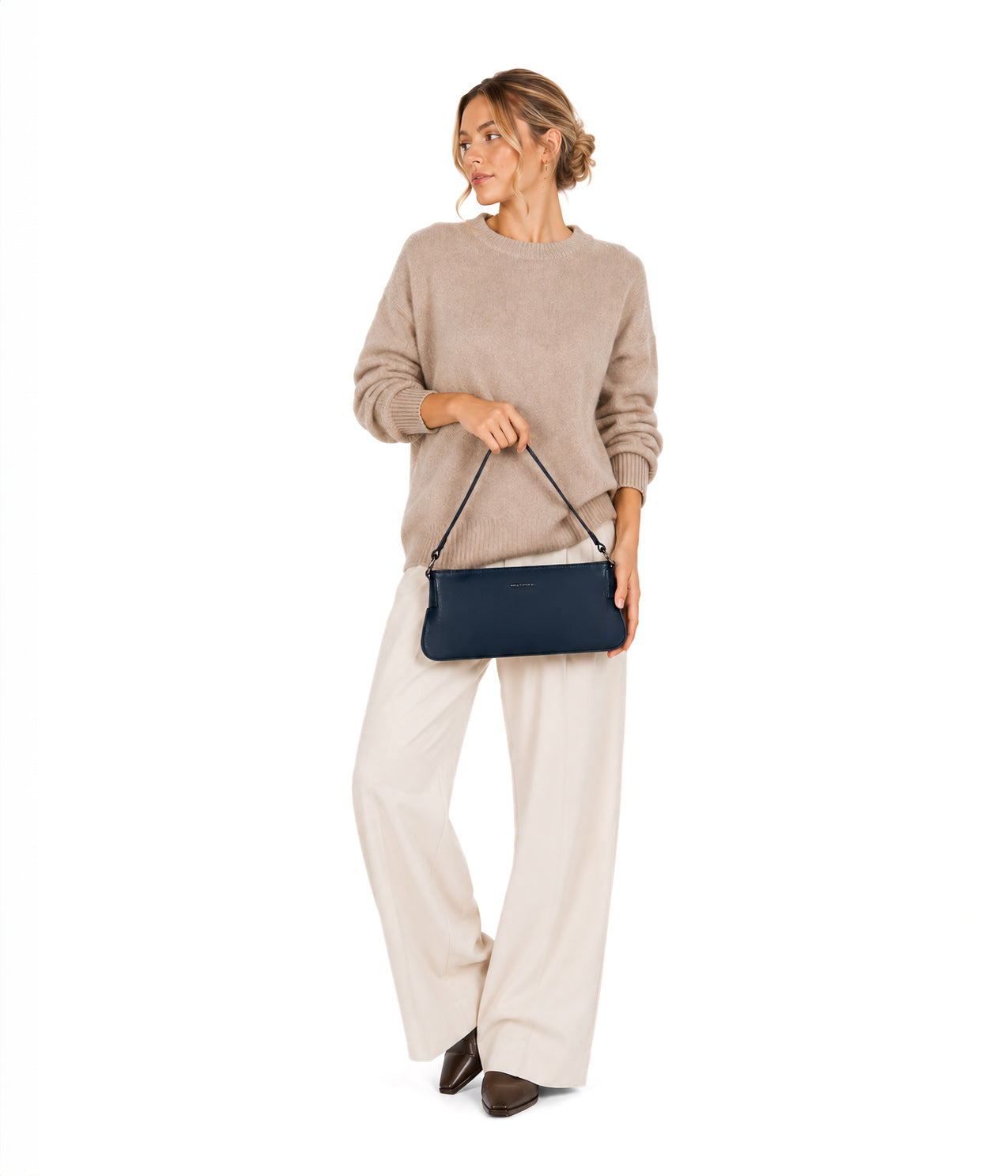 YVONNE Vegan Shoulder Bag – Theme | Color: Rust - variant::rust