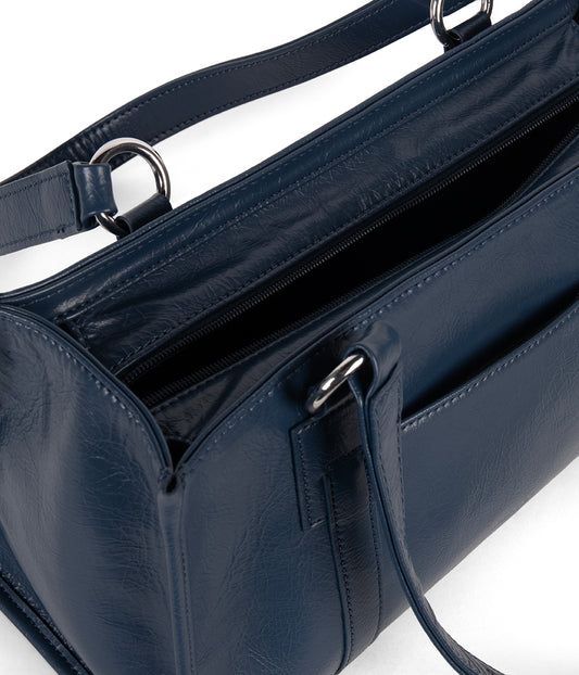 ZARIA Vegan Tote Satchel Bag - Theme | Color: Lunar - variant::lunar