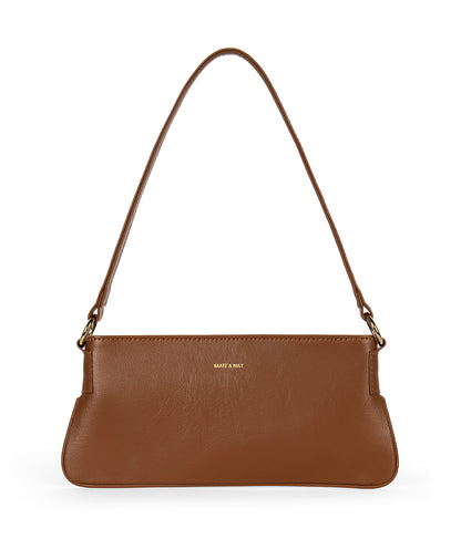 YVONNE Vegan Shoulder Bag – Theme | Color: Rust - variant::rust