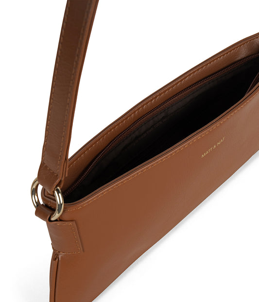YVONNE Vegan Shoulder Bag – Theme | Color: Rust - variant::rust