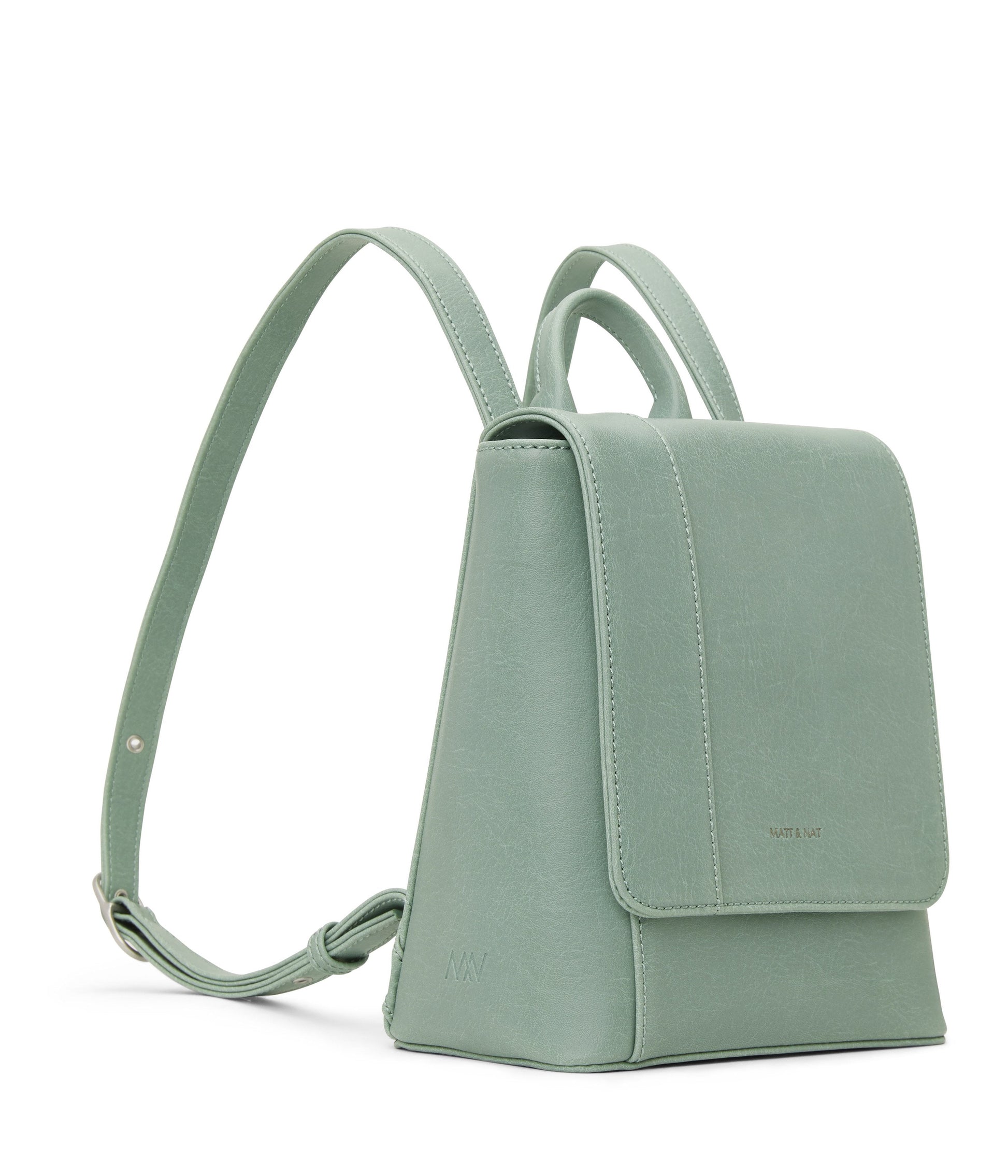 DEELY Vegan Mini Backpack - Vintage | Color: Green - variant::jade