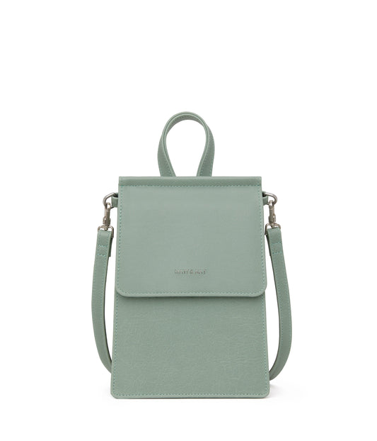 THESSA Vegan Crossbody Bag - Vintage | Color: Green - variant::jade