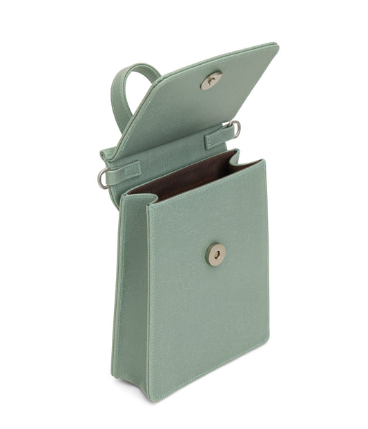 THESSA Vegan Crossbody Bag - Vintage | Color: Green - variant::jade