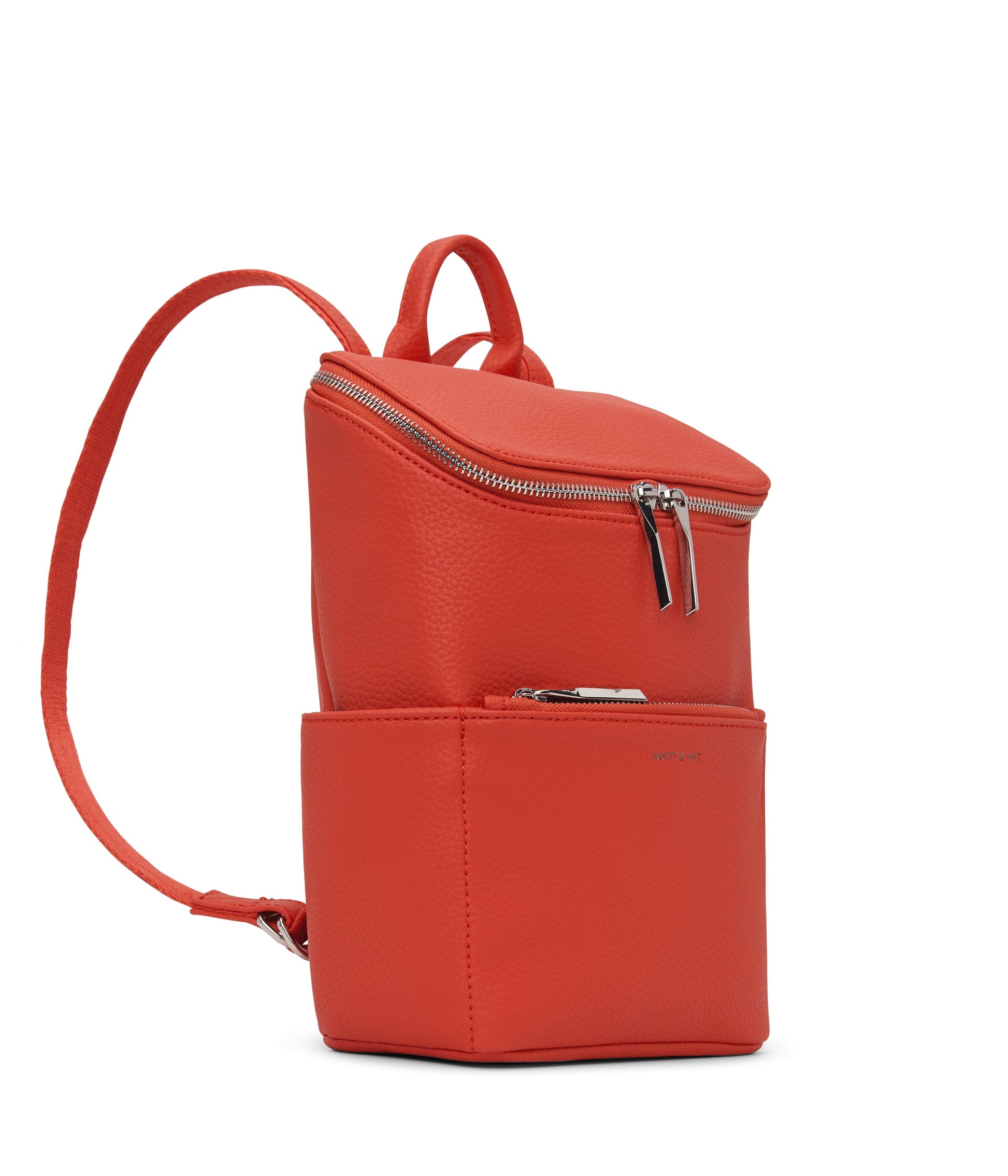 BRAVESM Small Vegan Backpack - Purity | Color: Red - variant::fleur
