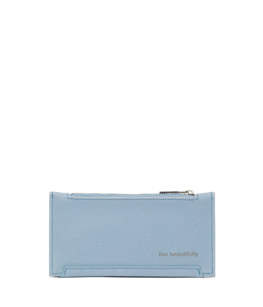 JESSE Slim Vegan Wallet - Vintage | Color: Blue - variant::breeze