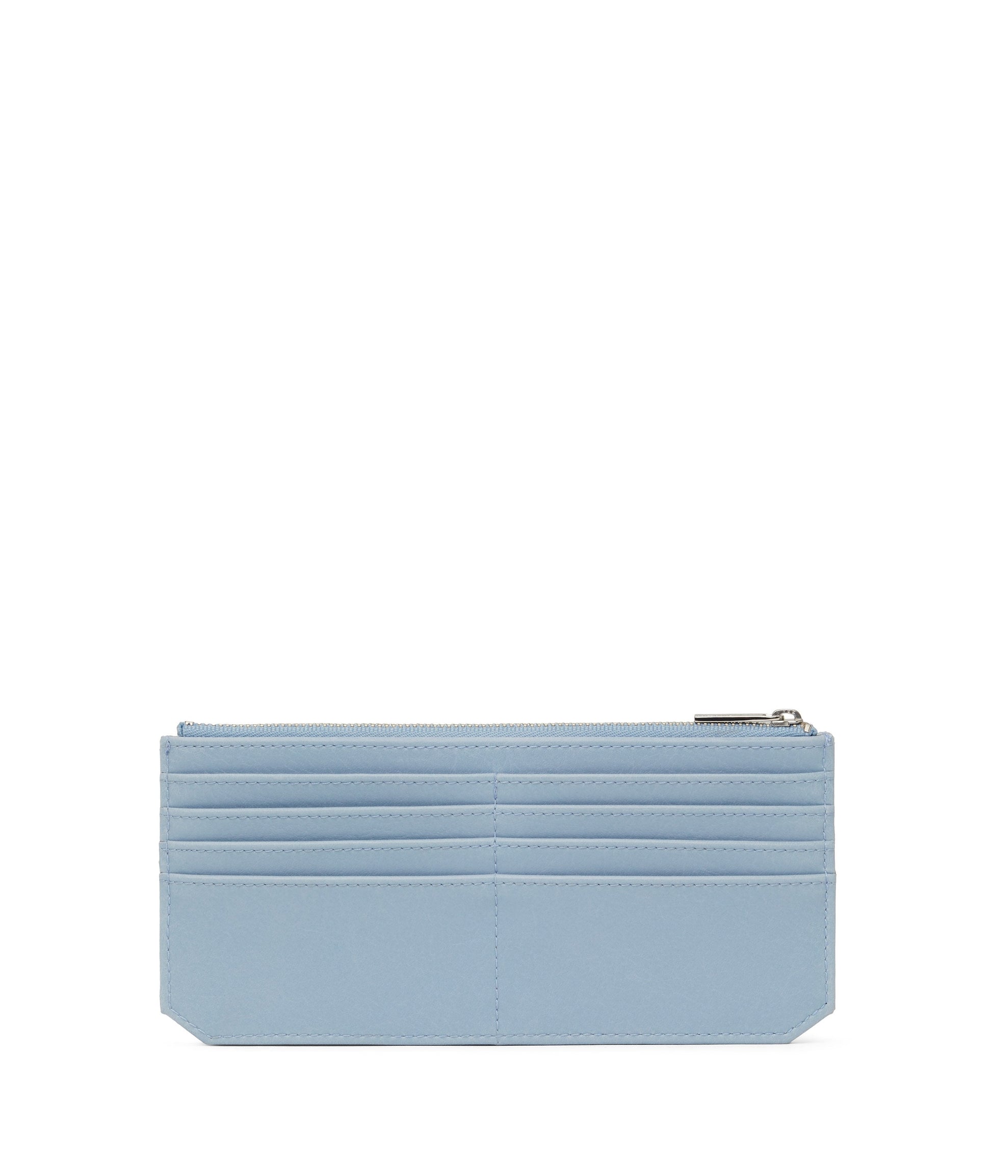 PERLA Vegan Flat Wallet - Vintage | Color: Blue - variant::breeze