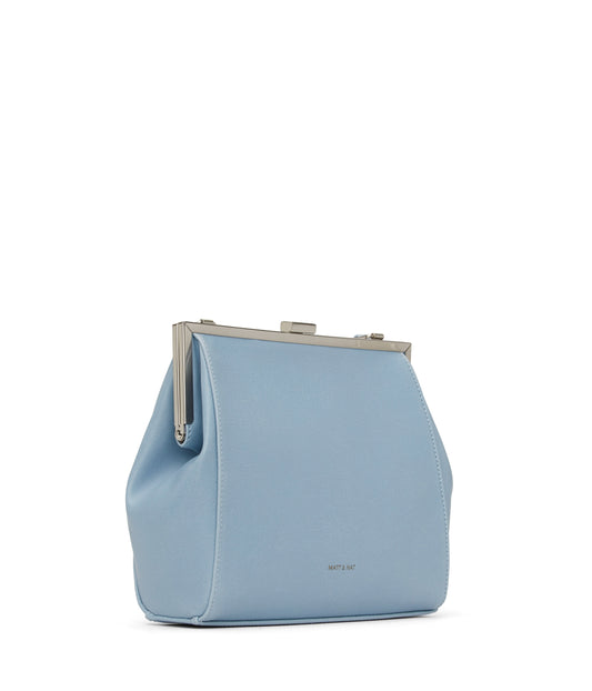 REIKA Vegan Frame Crossbody Bag - Vintage | Color: Blue - variant::breeze