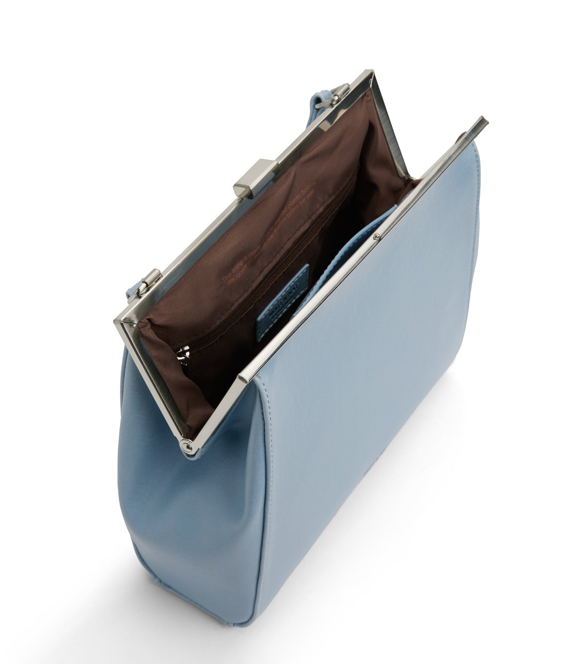 REIKA Vegan Frame Crossbody Bag - Vintage | Color: Blue - variant::breeze