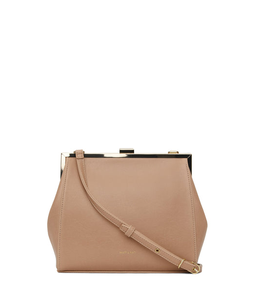 REIKA Vegan Frame Crossbody Bag - Vintage | Color: Beige - variant::seed