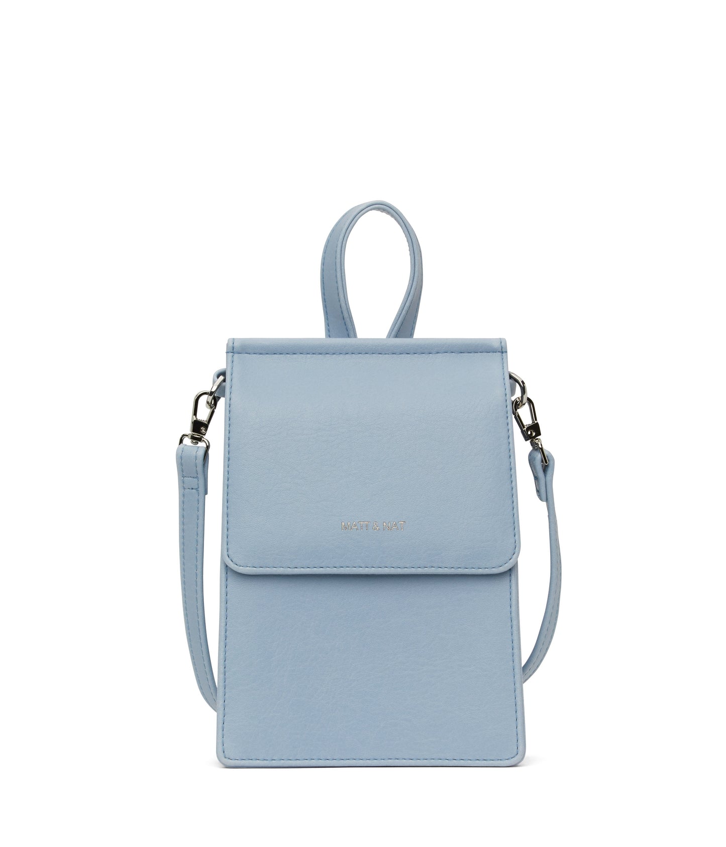 THESSA Vegan Crossbody Bag - Vintage | Color: Blue - variant::breeze