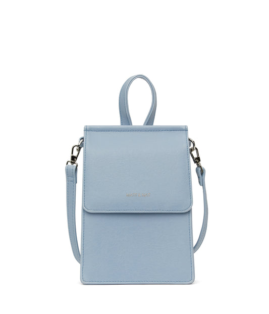 THESSA Vegan Crossbody Bag - Vintage | Color: Blue - variant::breeze