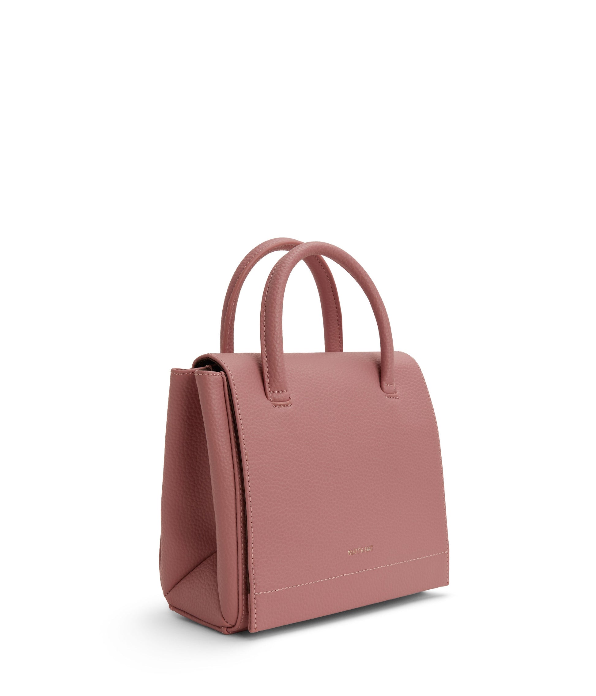ADELSM Small Vegan Satchel - Purity | Color: Pink - variant::rose