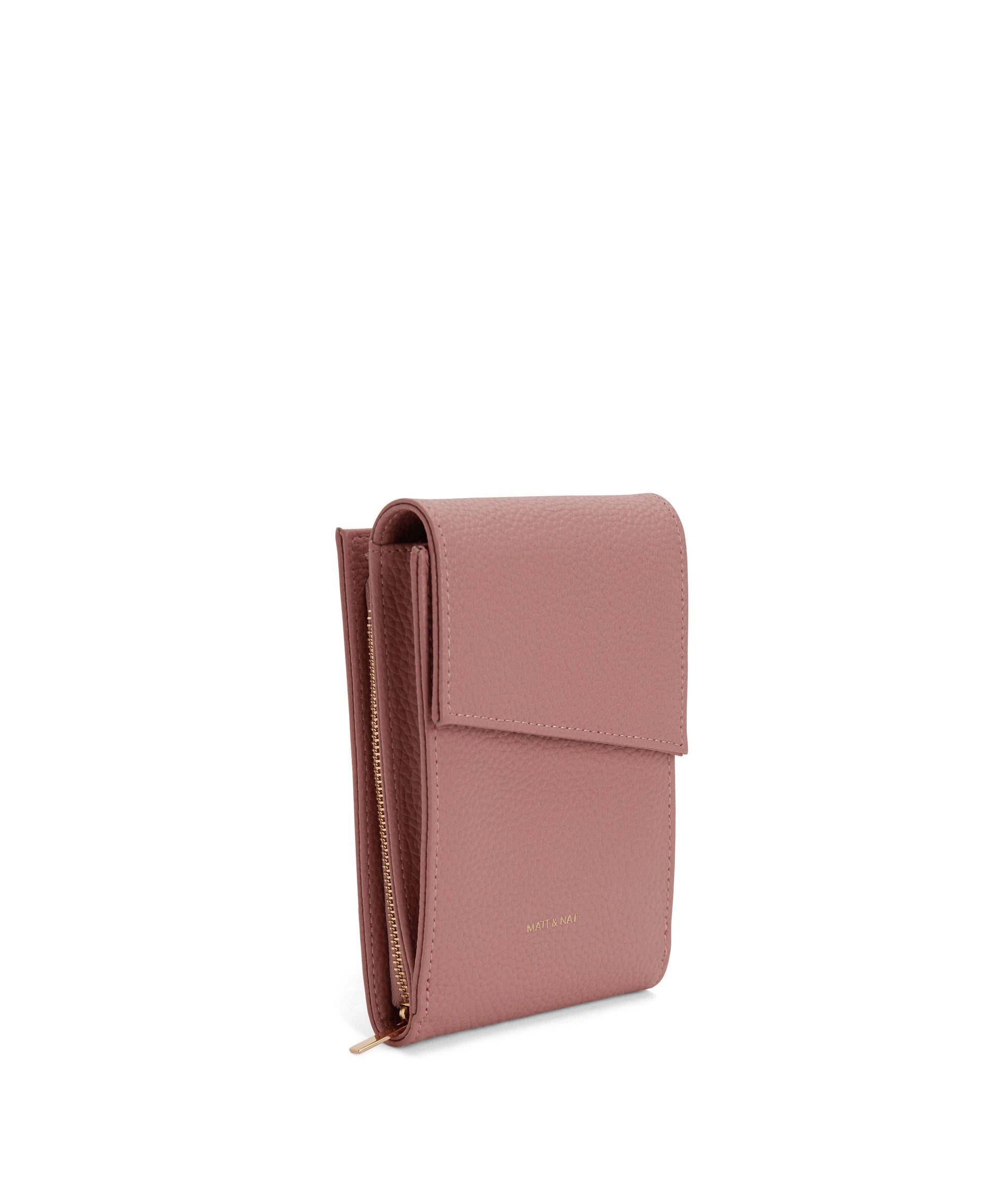 MET Vegan Crossbody Wallet - Purity | Color: Pink - variant::rose