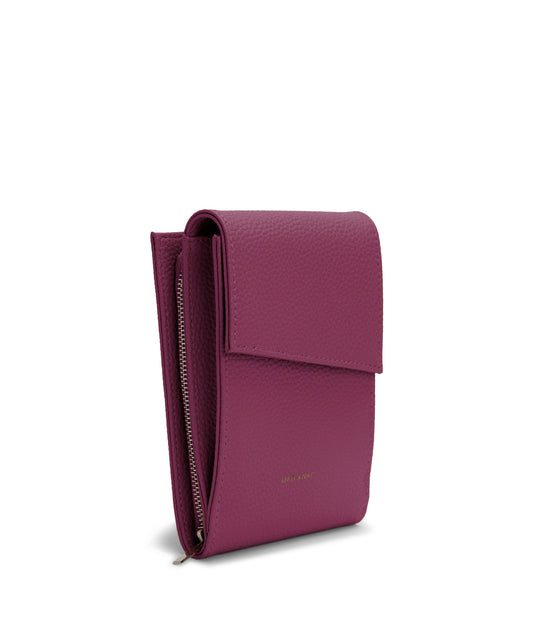 MET Vegan Crossbody Wallet - Purity | Color: Pink - variant::tarte