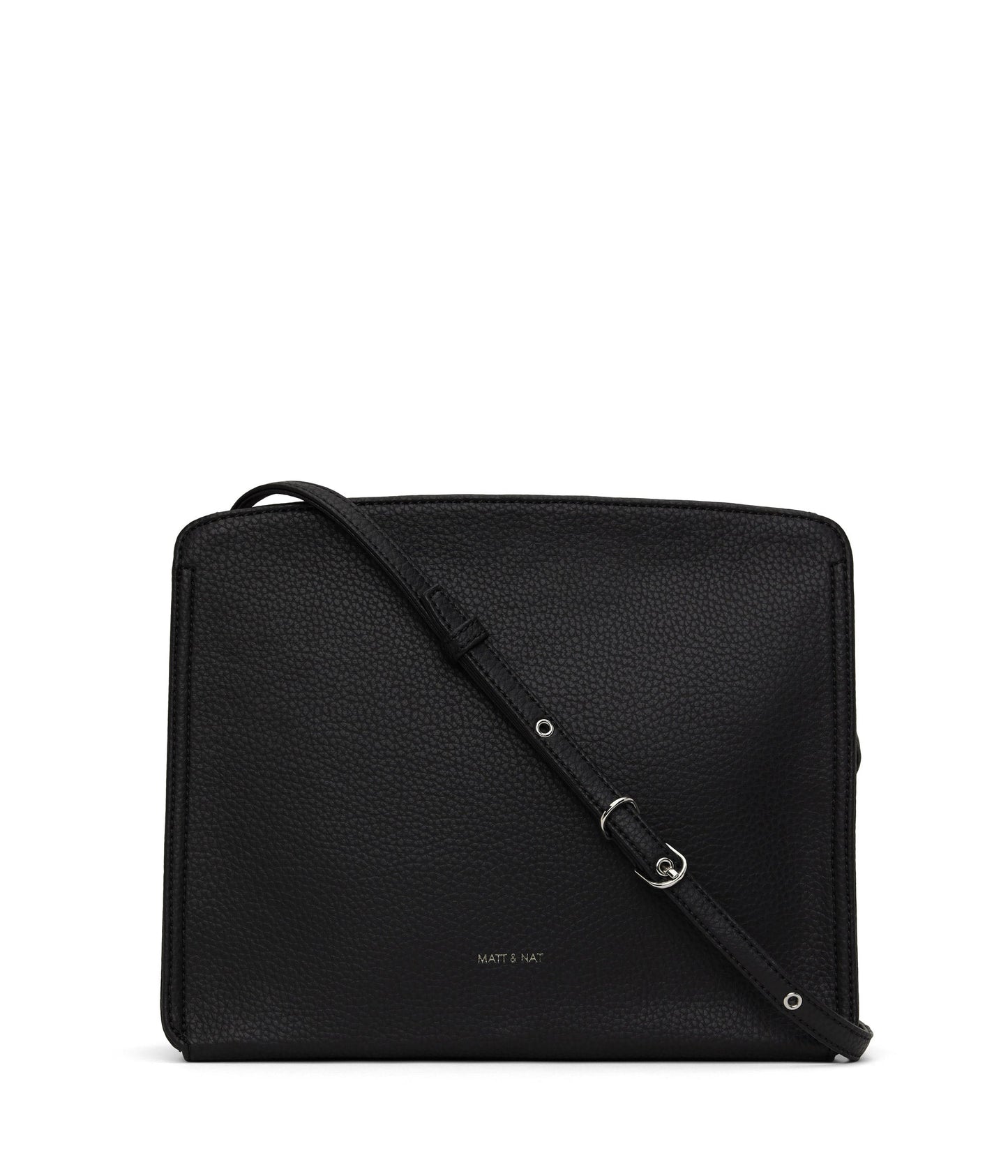 MUE Vegan Crossbody Bag - Purity | Color: Black - variant::black