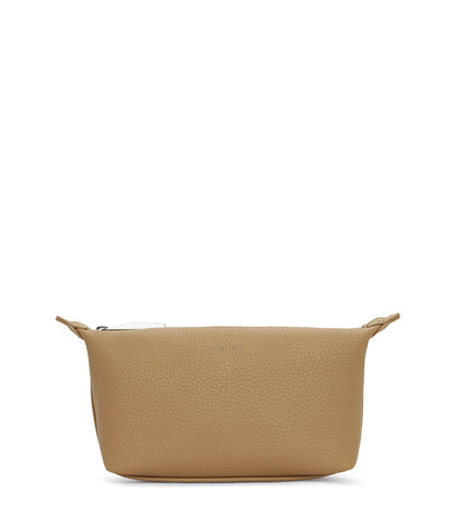 ABBI MINI Vegan Cosmetic Bag - Purity | Color: Beige - variant::scone