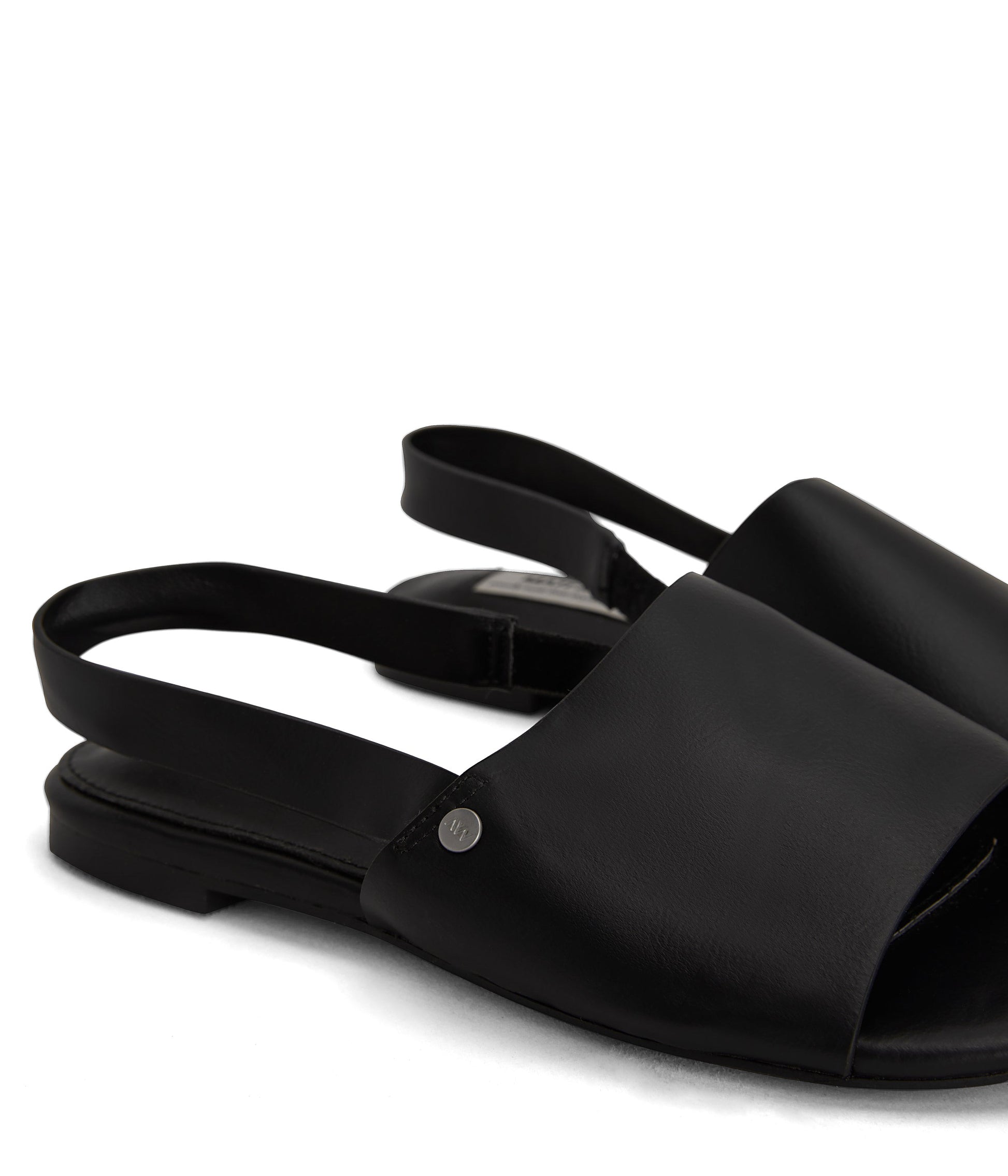 LOU Women's Vegan Slingback Sandals | Color: Black - variant::black