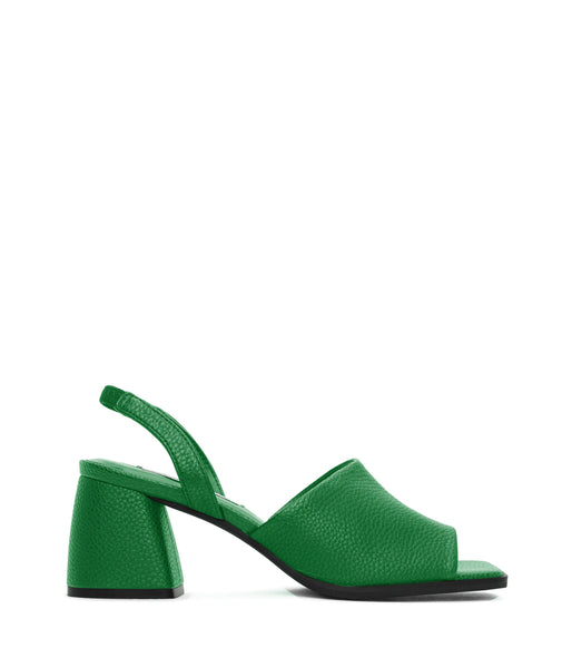 フラットシューズ TWIN SET Satin slingback Green ZARA NEW WOMAN HIGH-HEEL SLINGBACK SHOES WITH BOW GREEN 35