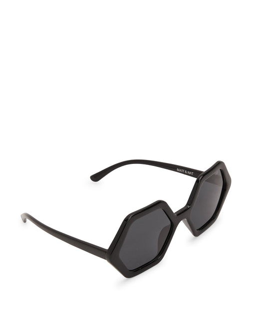 FIRLA Black Hexagon Sunglasses | Color: Black - variant::black