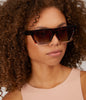 MYATT Leopard Retro Square Sunglasses | Color: Black - variant::black