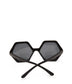 FIRLA Black Hexagon Sunglasses | Color: Black - variant::black