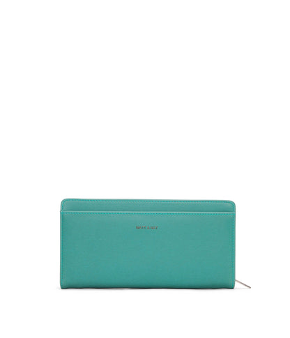 WEBBER Vegan Wallet - Vintage | Color: Blue - variant::oasis