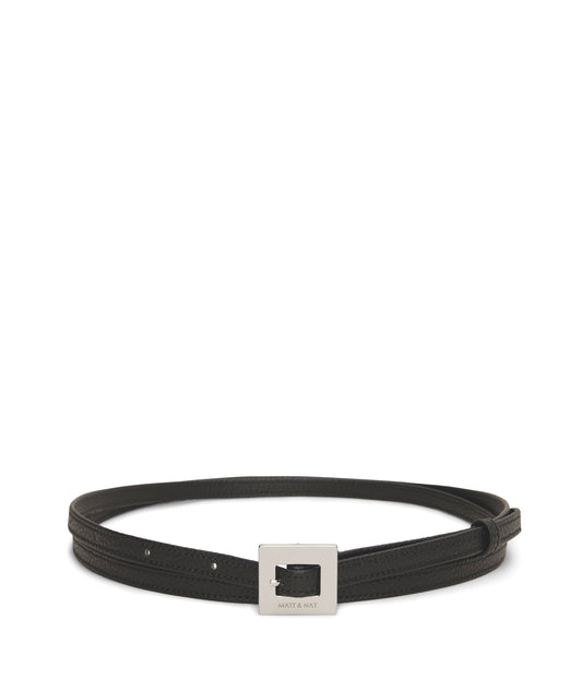 PATH Vegan Leather Waist Belt | Color: Black - variant::black