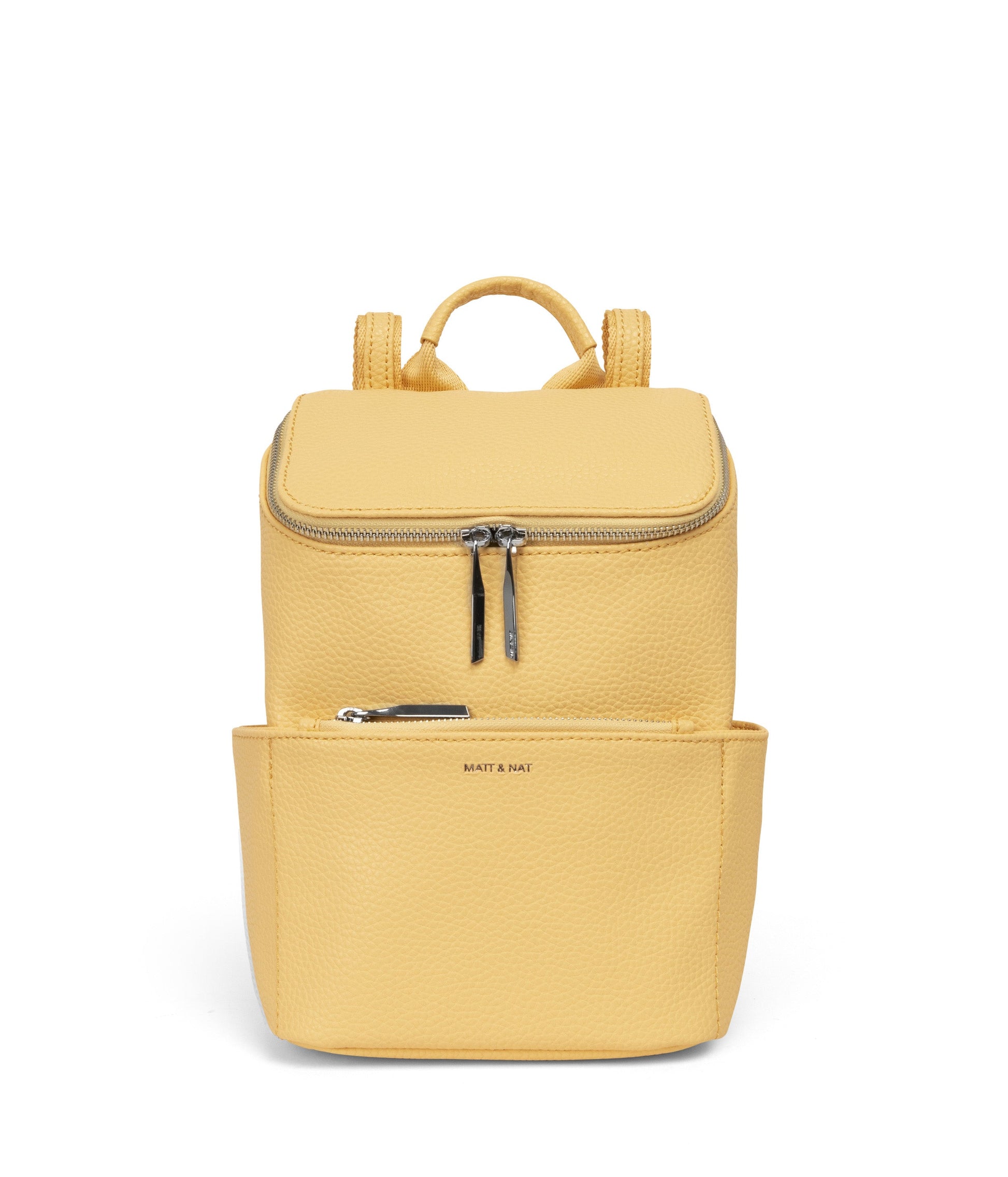 BRAVESM Small Vegan Backpack - Purity | Color: Yellow - variant::zest