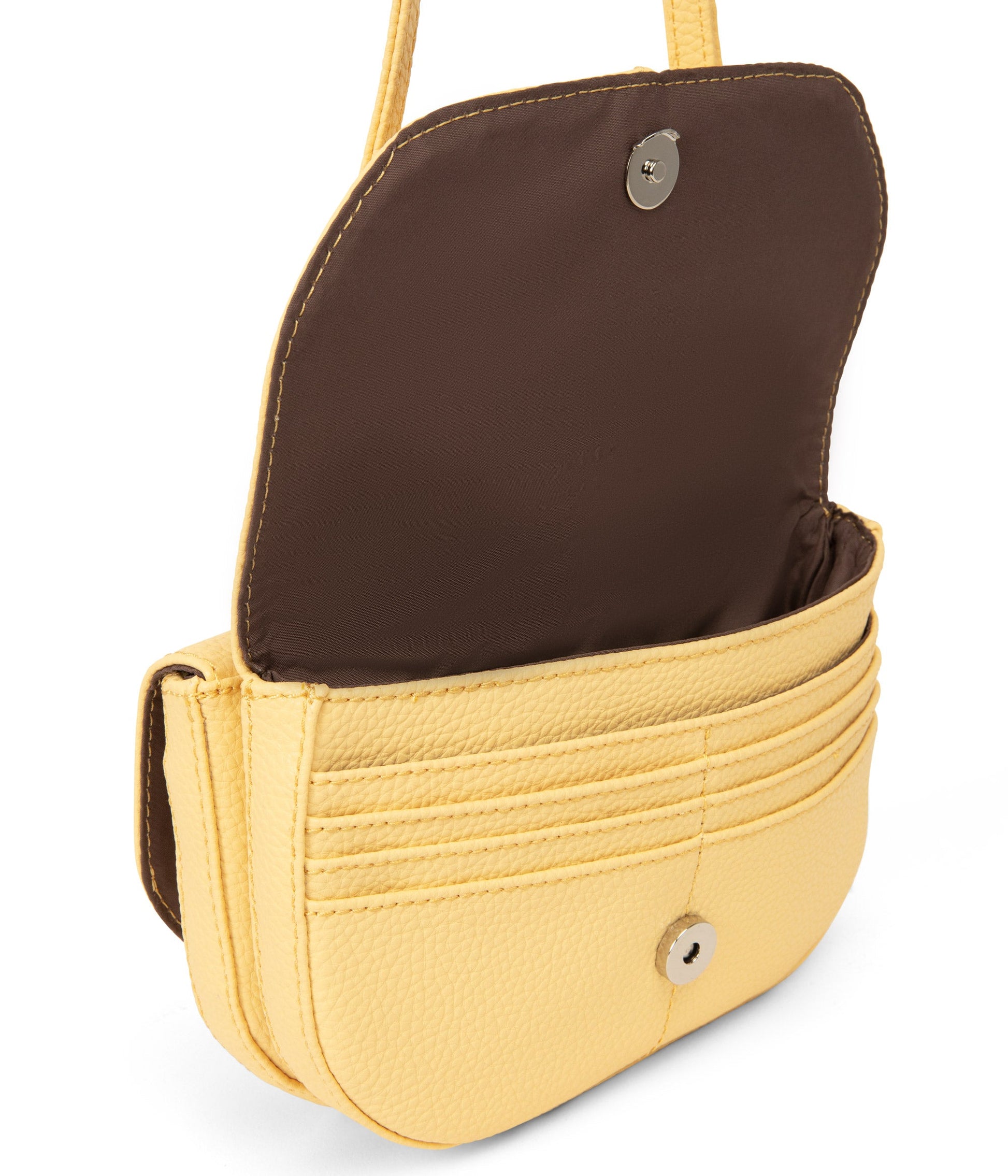 BUDA Vegan Crossbody Bag - Purity | Color: Yellow - variant::zest
