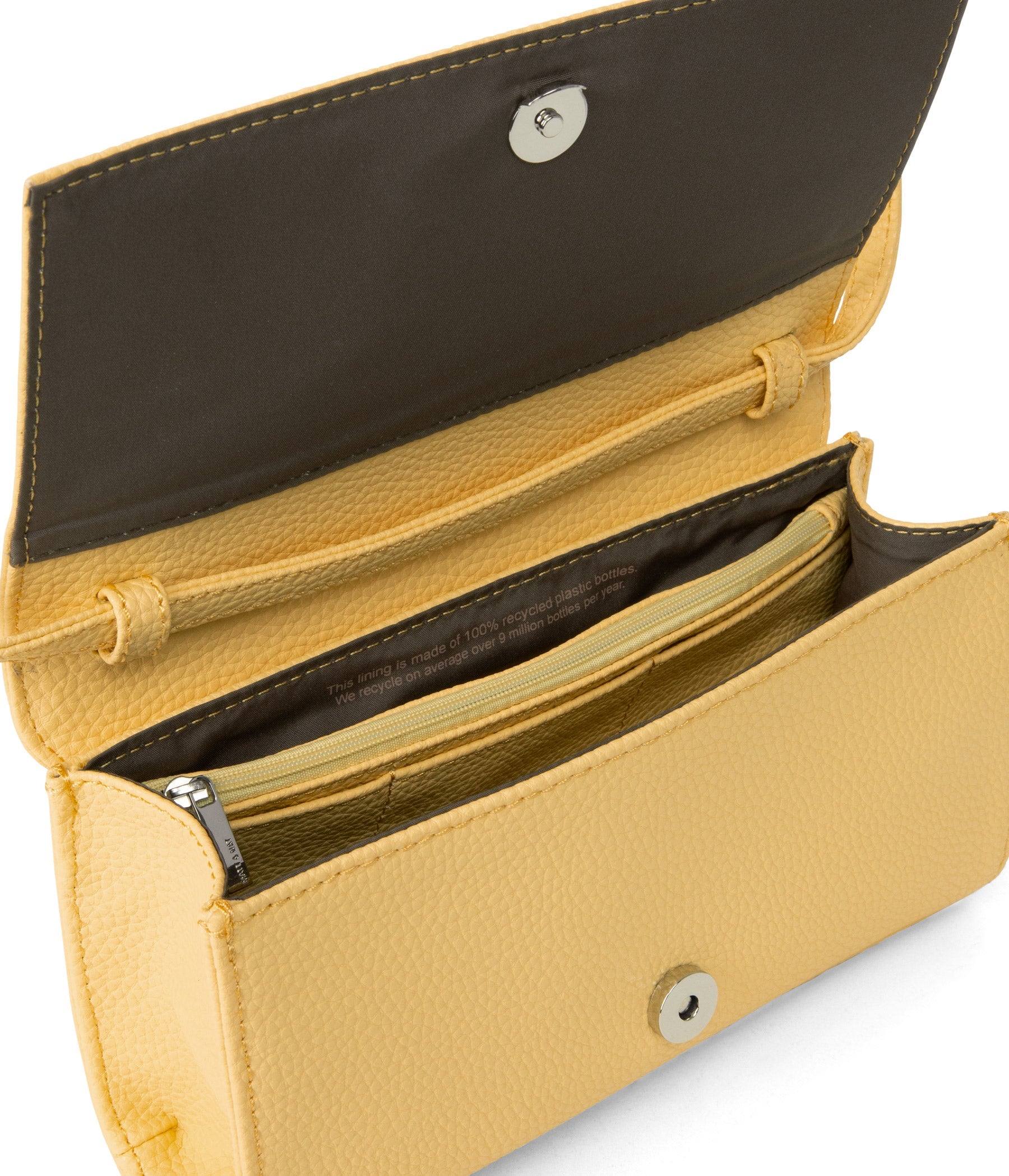 EMI Vegan Crossbody Bag - Purity | Color: Yellow - variant::zest