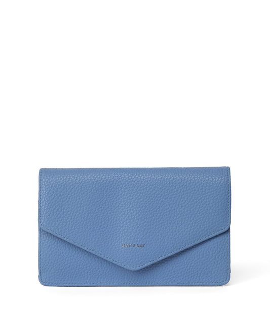 CLOE Vegan Wristlet Wallet - Purity | Color: Blue - variant::coast