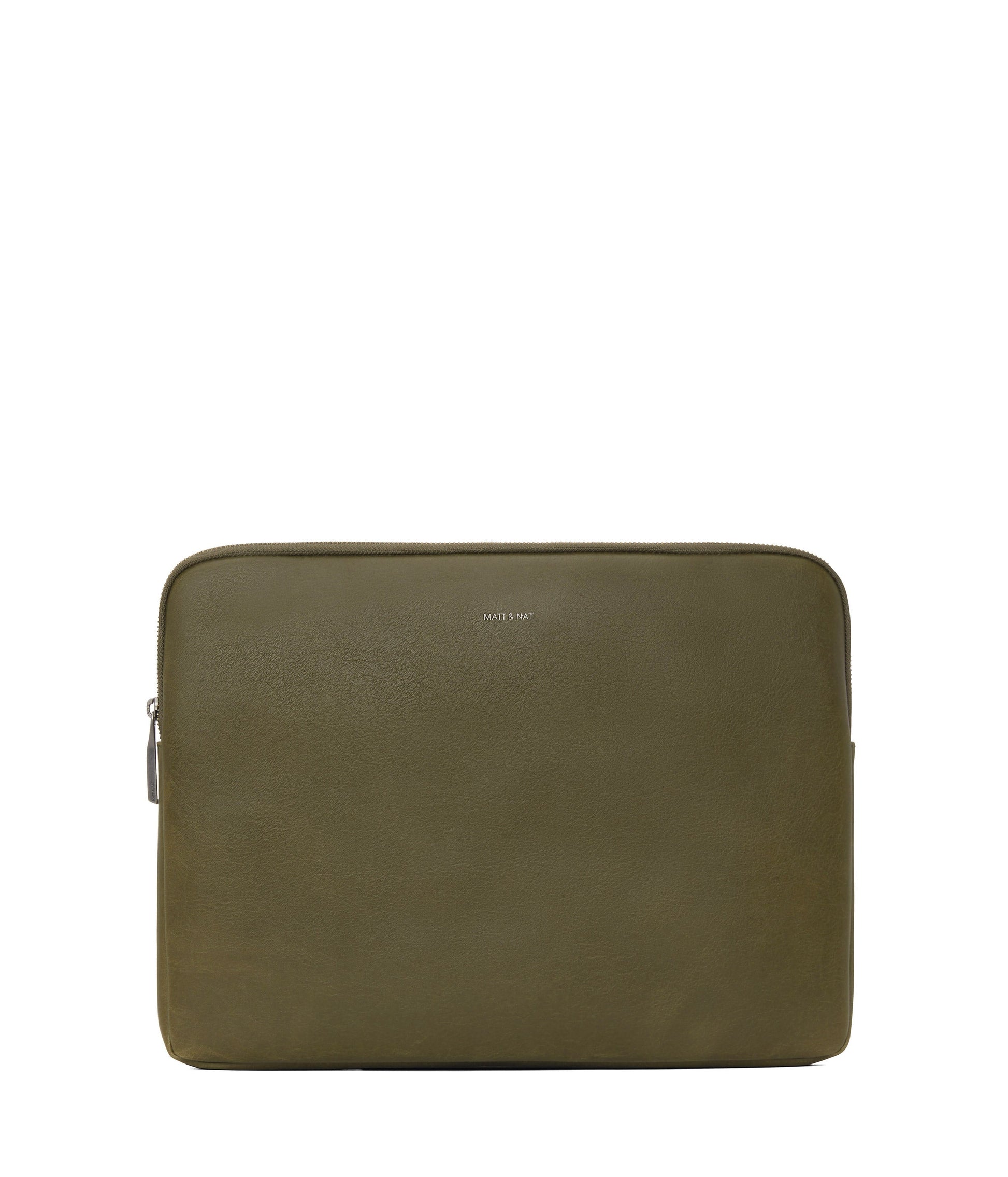 OFIN 15 Inch Vegan Laptop Case - Vintage | Color: Green - variant::olive