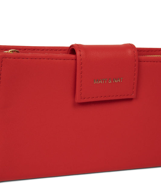 CRUISE Vegan Wallet - Sol | Color: Red - variant::sorbet