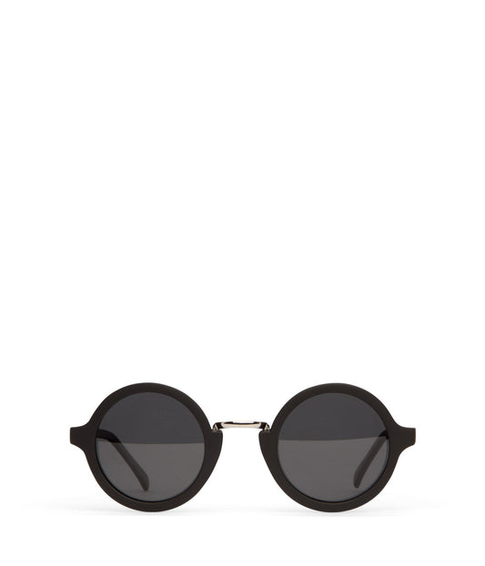 HALSEY Black Round Sunglasses | Color: Black - variant::black