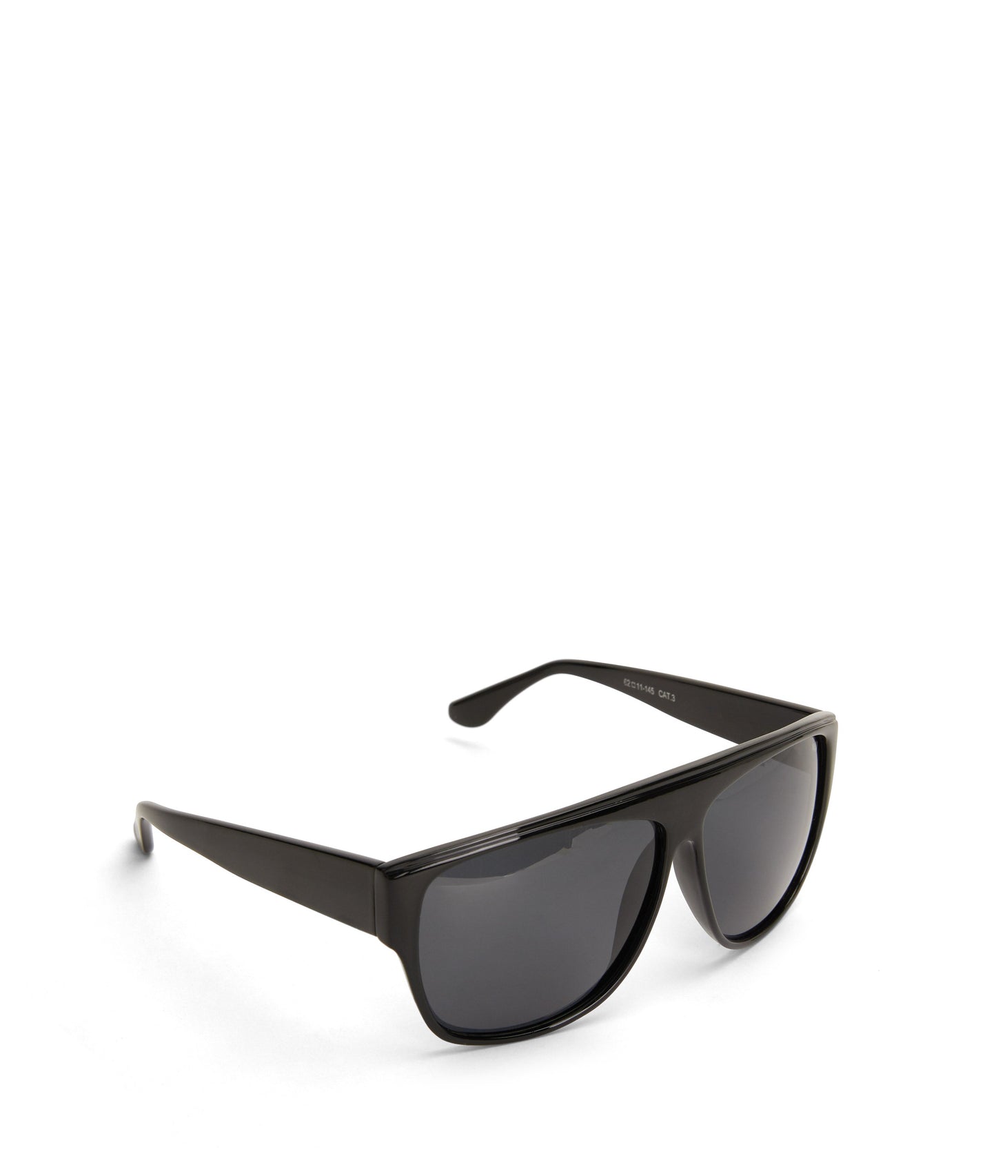 AYA Retro Squared Sunglasses | Color: Black - variant::black