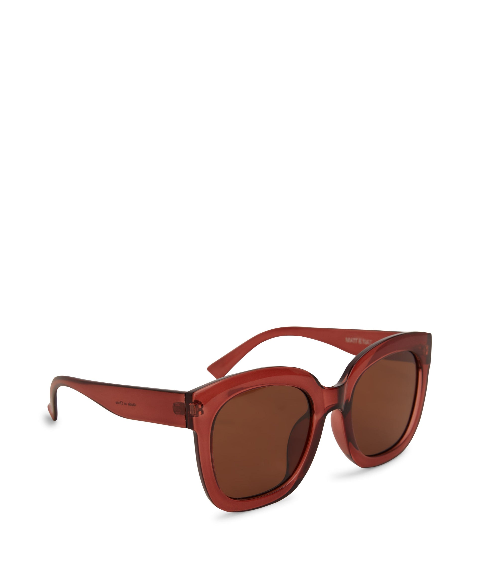 CHARLET Wayfarer Sunglasses | Color: Brown - variant::brown