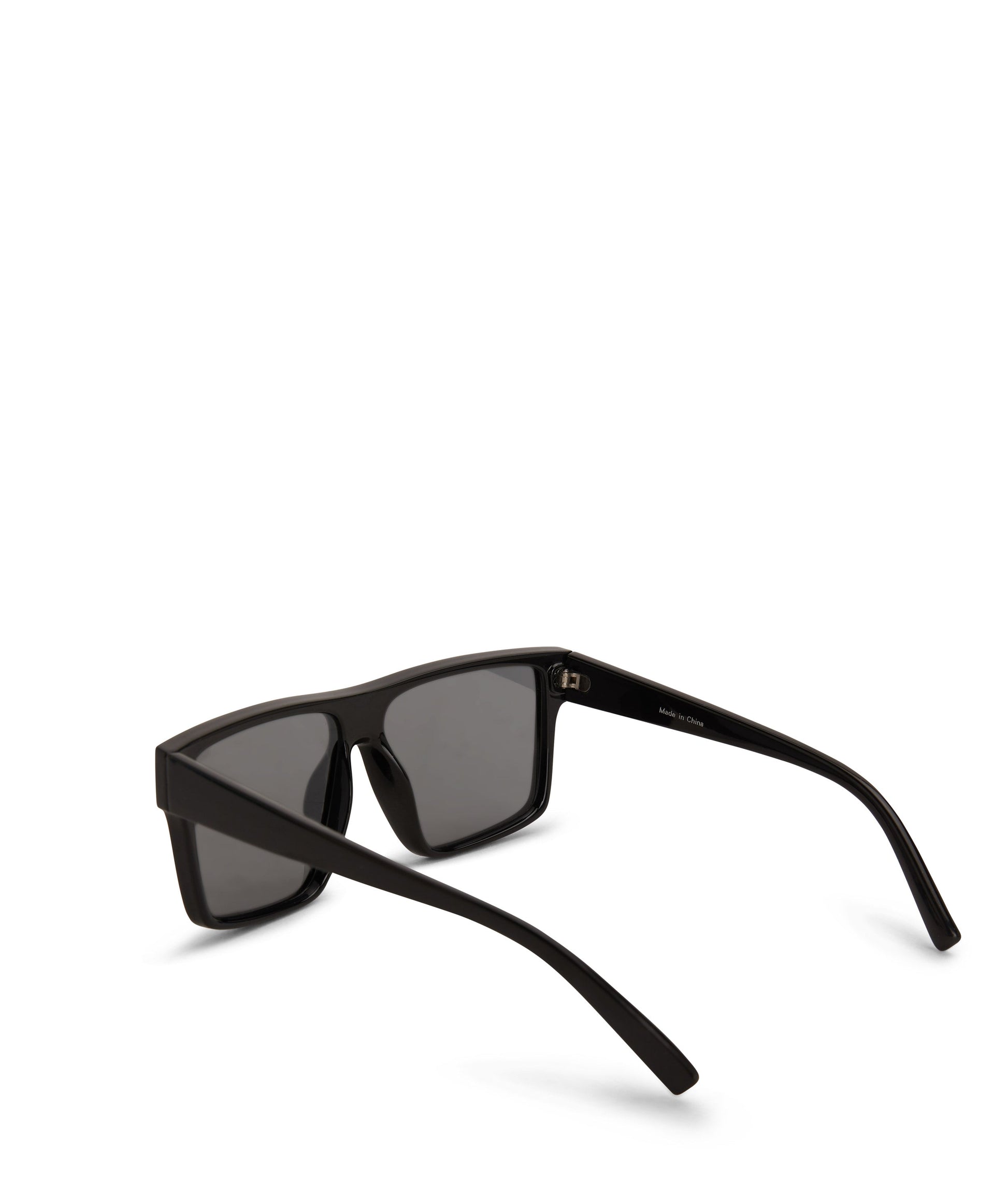 MAEVE Retro Squared Sunglasses | Color: Black - variant::black