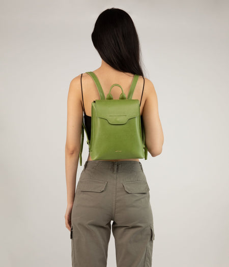 CHELLE Small Vegan Backpack - Vintage | Color: White - variant::vanilla