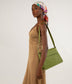 LEIA Vegan Shoulder Bag - Vintage | Color: White - variant::vanilla