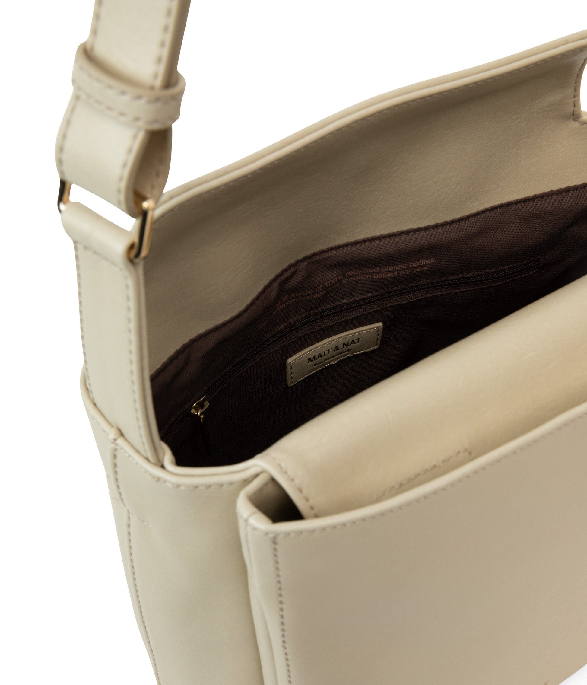 LORO Vegan Shoulder Bag - Vintage | Color: White - variant::vanilla
