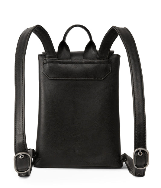 CHELLE Small Vegan Backpack - Arbor | Color: Black - variant::black
