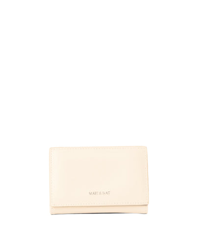 LIZ Vegan Folded Wallet - Arbor | Color: White, Beige - variant::macadamia