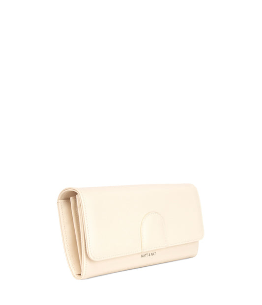 MELLOW Vegan Wallet - Arbor | Color: White, Beige - variant::macadamia