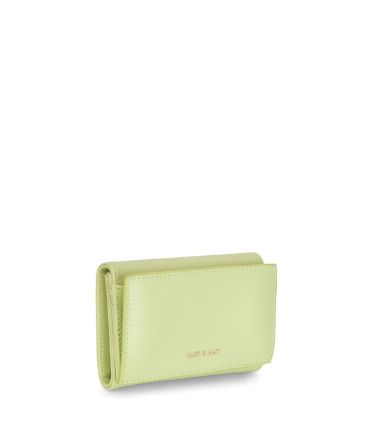 POEM Vegan Folded Wallet - Arbor | Color: Green - variant::martini